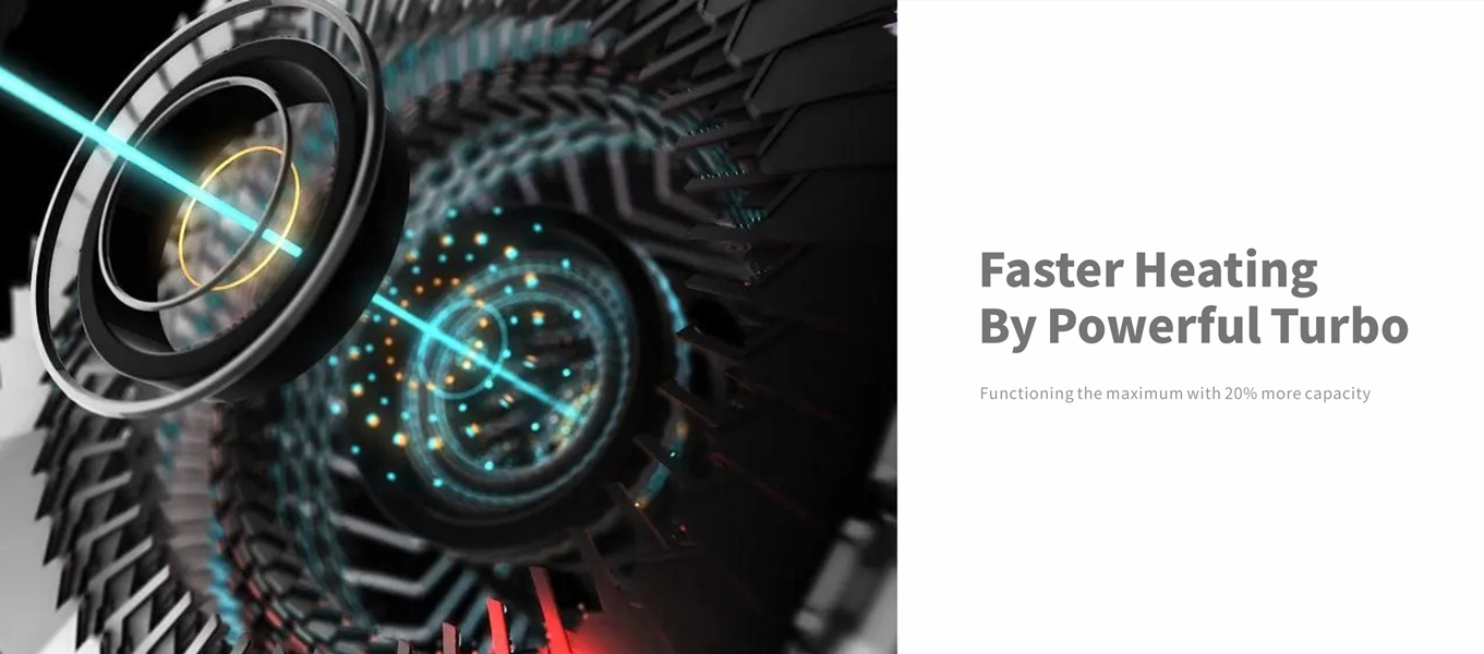 Более быстрый нагрев мощным турбонаддувом